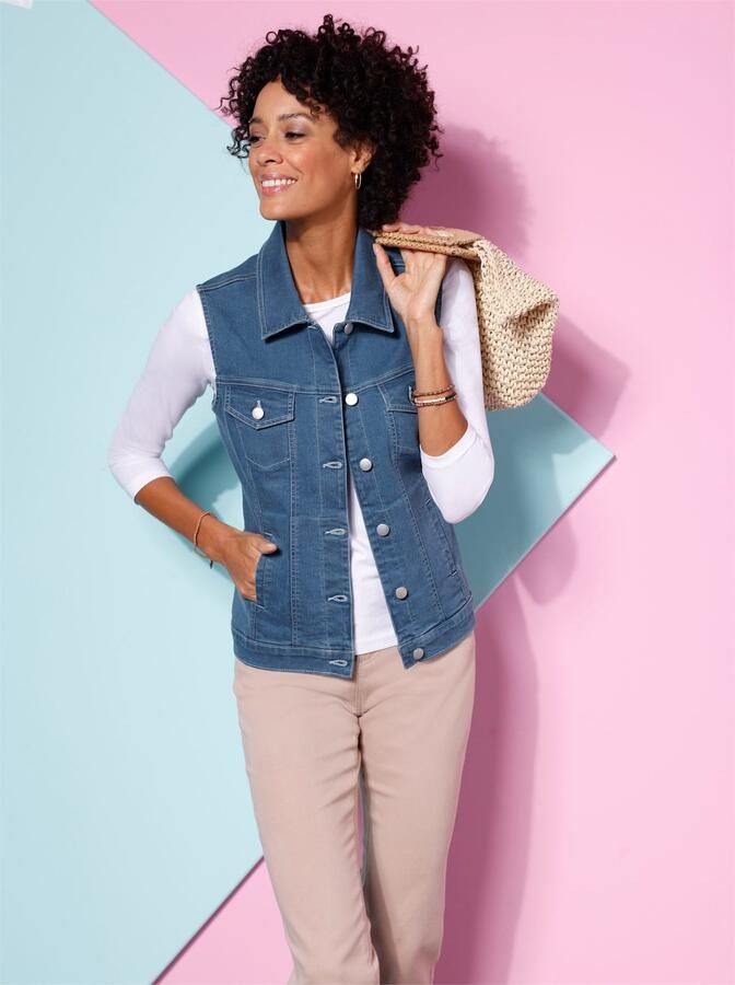 Classic Basics Jeansgilet - Foto 4