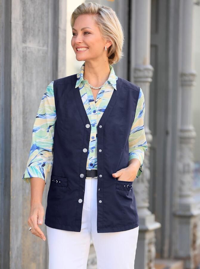 Classic Basics Korte bodywarmer - Foto 4