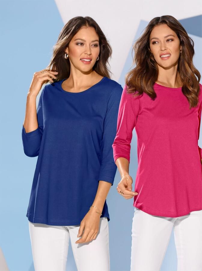 Classic Basics Lang shirt Set van 2 shirts (2-delig) - Foto 7