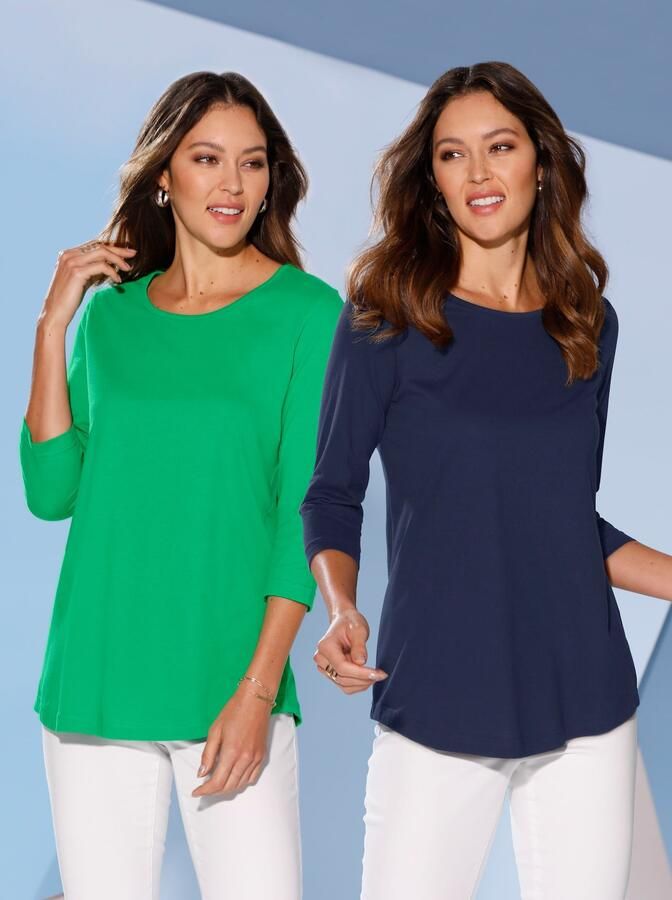 Classic Basics Lang shirt Set van 2 shirts (2-delig) - Foto 9