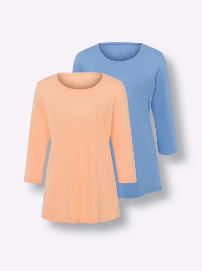 Classic Basics Lang shirt Set van 2 shirts (2-delig) - Foto 6