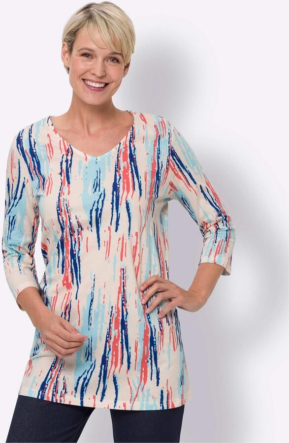 Classic Basics Shirt met 3 4 mouwen Lang shirt (1-delig) - Foto 3