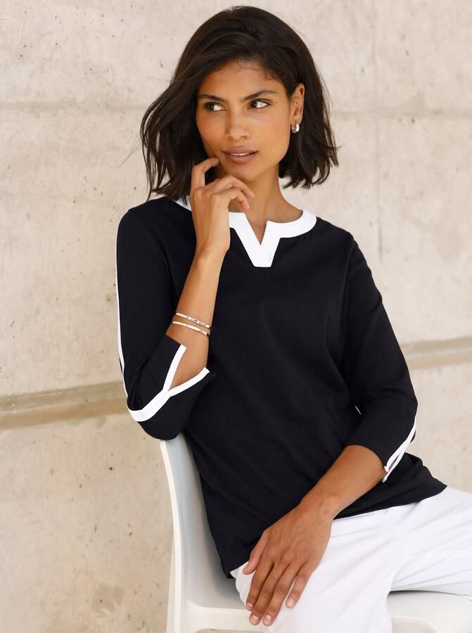 Classic Basics Shirt met 3 4 mouwen Shirt met 3 4-mouwen (1-delig) - Foto 4