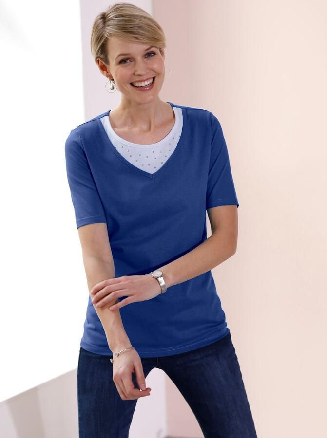Classic Basics Shirt met korte mouwen 2-in-1-Shirt (1-delig) - Foto 2