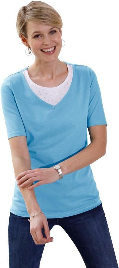 Classic Basics Shirt met korte mouwen 2-in-1-Shirt (1-delig) - Foto 3