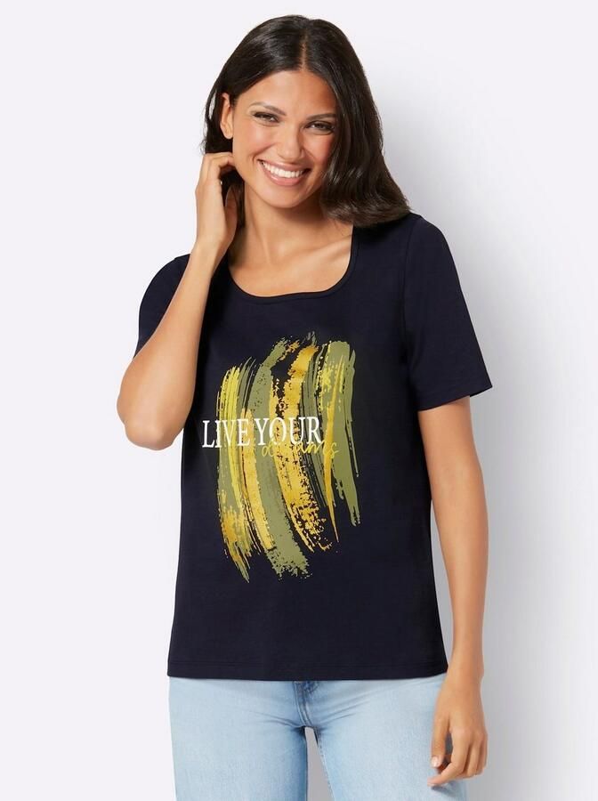 Classic Basics Shirt met korte mouwen Shirt met ronde hals (1-delig)