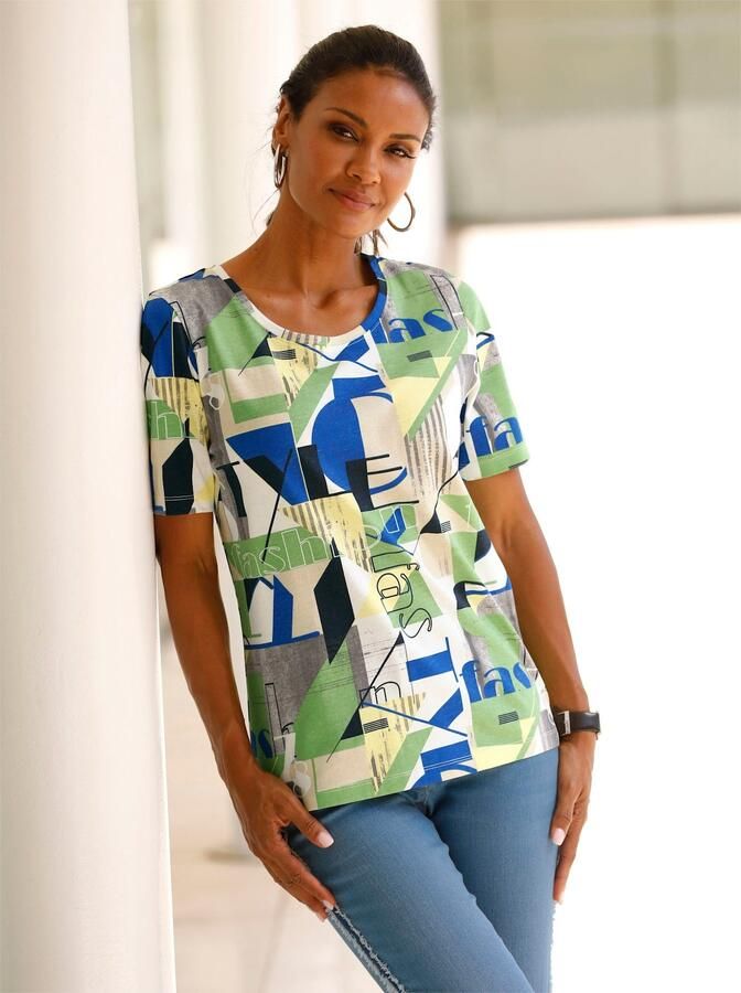 Classic Basics Shirt met korte mouwen Shirt met ronde hals (1-delig) - Foto 4