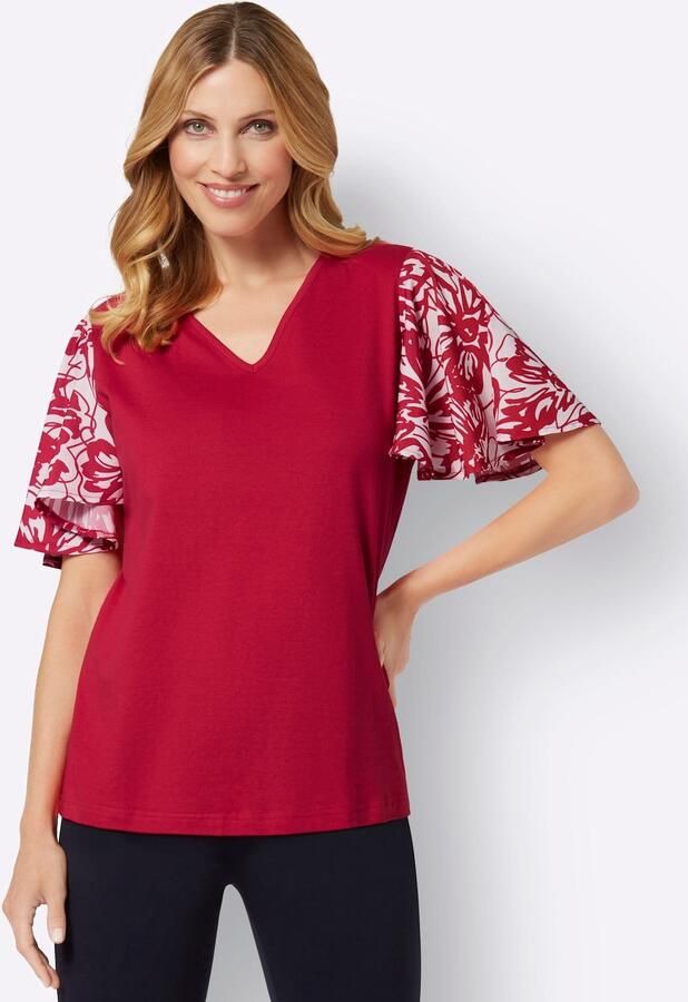 Classic Basics Shirt met korte mouwen Shirt met V-hals (1-delig) - Foto 3