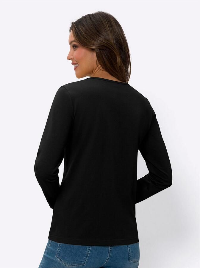 Classic Basics Shirt met lange mouwen (1-delig)