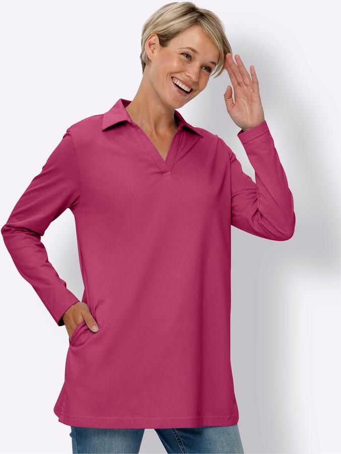 Classic Basics Shirt met lange mouwen Lang shirt (1-delig)