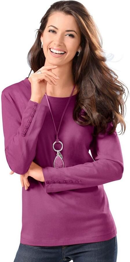 Classic Basics Shirt met lange mouwen Shirt (1-delig) - Foto 2