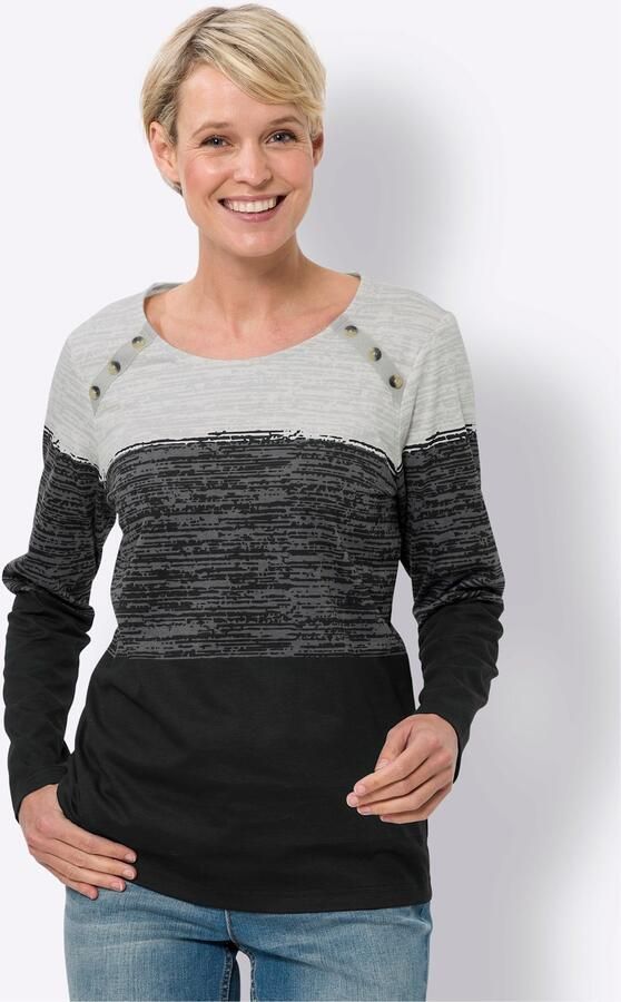 Classic Basics Shirt met lange mouwen Shirt met ronde hals (1-delig) - Foto 3