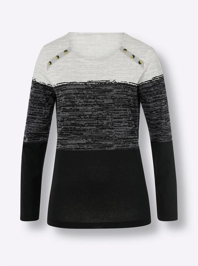 Classic Basics Shirt met lange mouwen Shirt met ronde hals (1-delig) - Foto 2