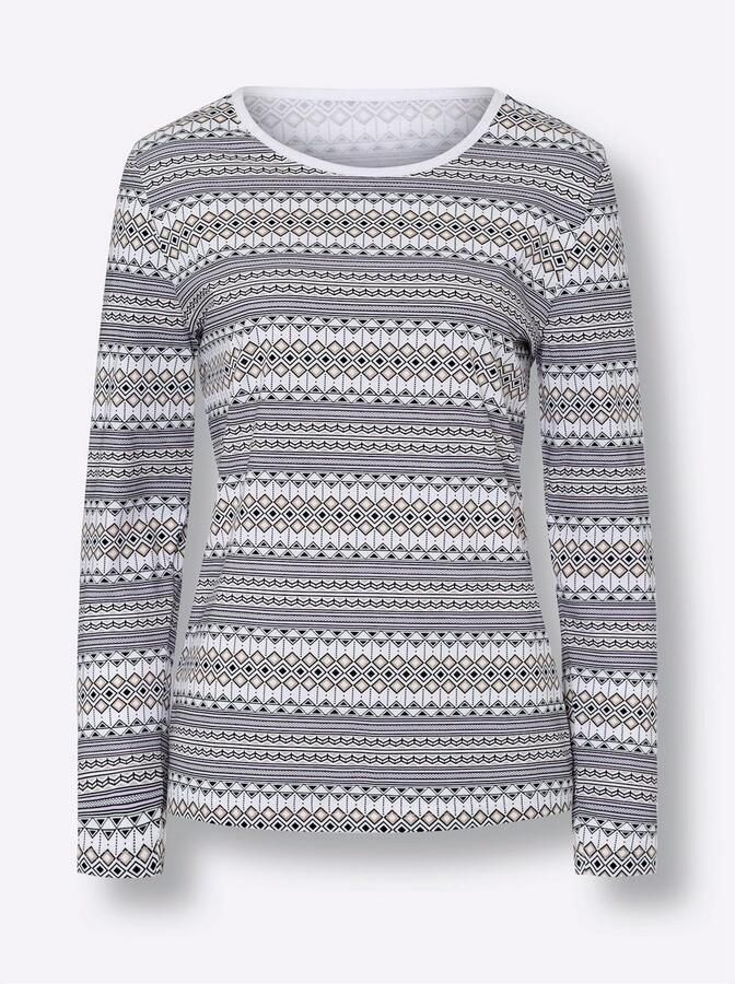 Classic Basics Shirt met ronde hals Shirt met lange mouwen (1-delig) - Foto 3