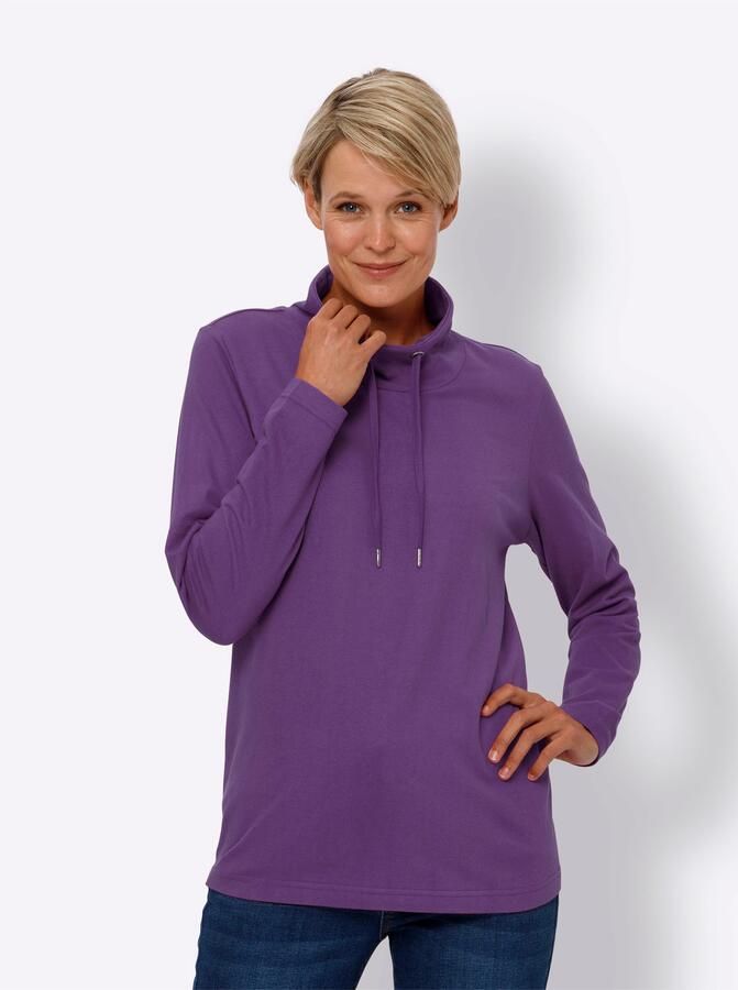 Classic Basics Shirt met staande kraag Shirt met lange mouwen (1-delig)