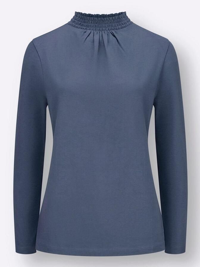 Classic Basics Shirt met staande kraag Shirt met opstaand kraagje (1-delig) - Foto 2