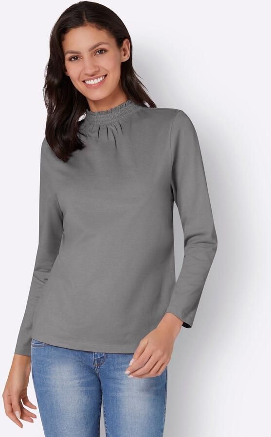 Classic Basics Shirt met staande kraag Shirt met opstaand kraagje (1-delig) - Foto 3