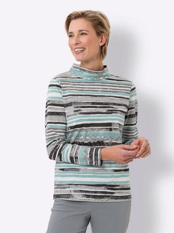 Classic Basics Shirt met staande kraag Shirt met opstaand kraagje (1-delig)