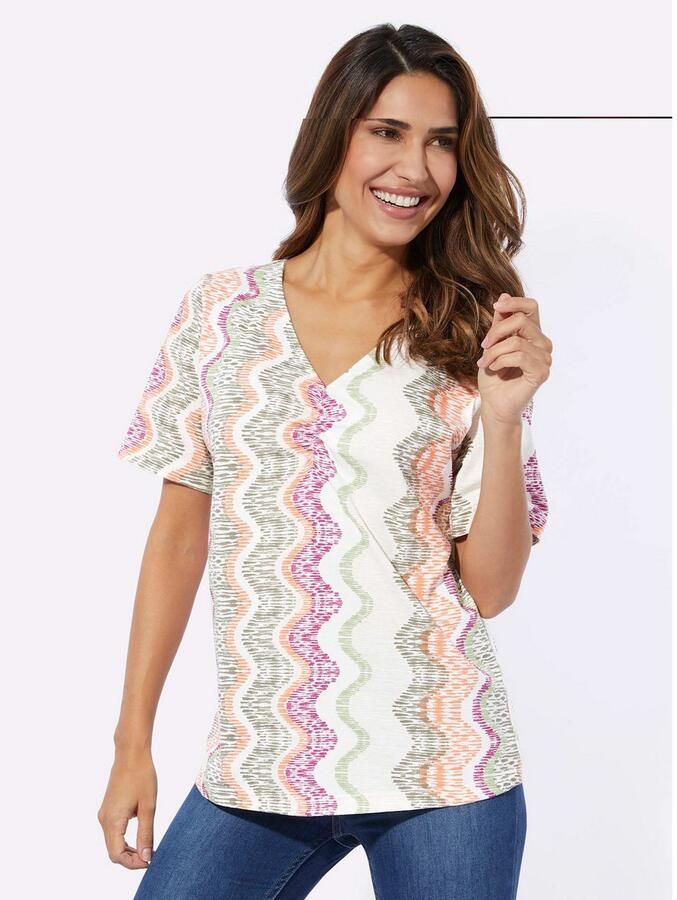 Classic Basics Shirt met V-hals (1-delig)