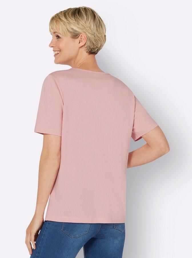 Classic Basics Shirt met V-hals (1-delig)