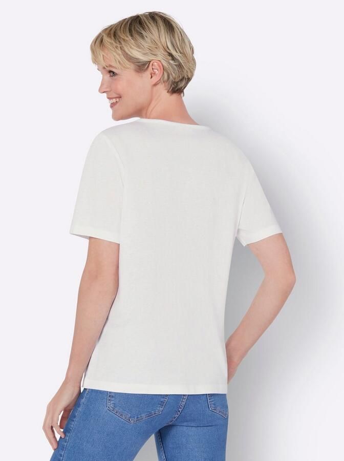 Classic Basics Shirt met V-hals Shirt met korte mouwen (1-delig)