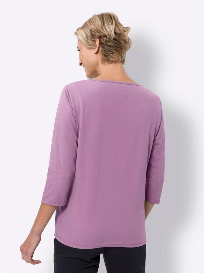 Classic Basics T-shirt met 3 4-mouwen (1-delig)