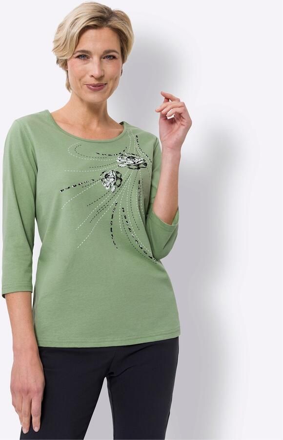 Classic Basics T-shirt met 3 4-mouwen (1-delig) - Foto 2