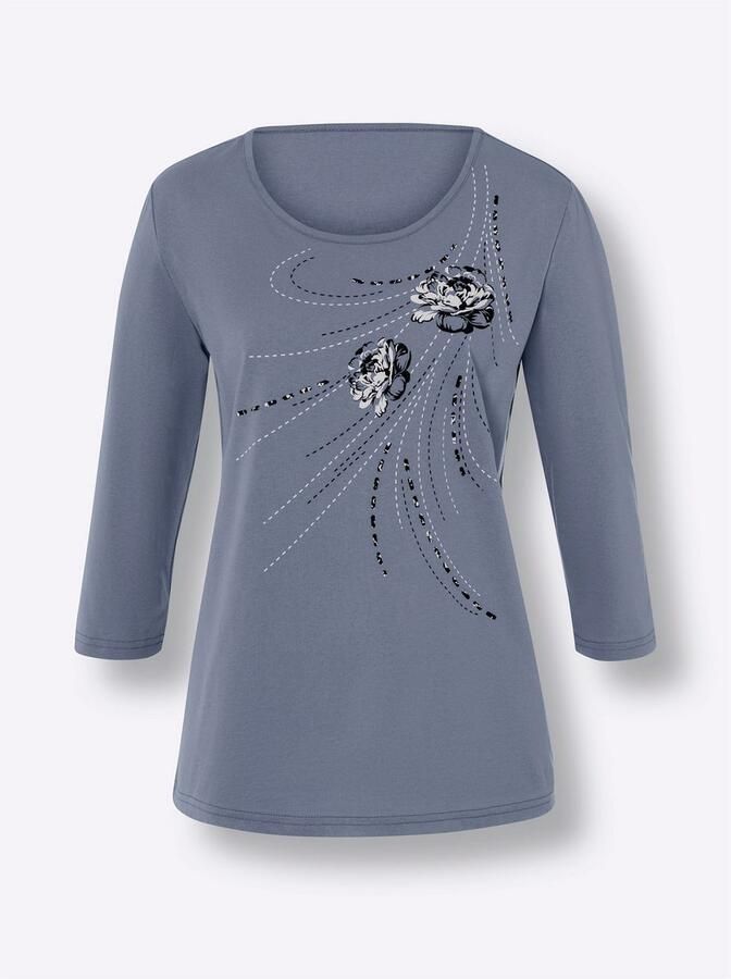 Classic Basics T-shirt met 3 4-mouwen (1-delig) - Foto 3