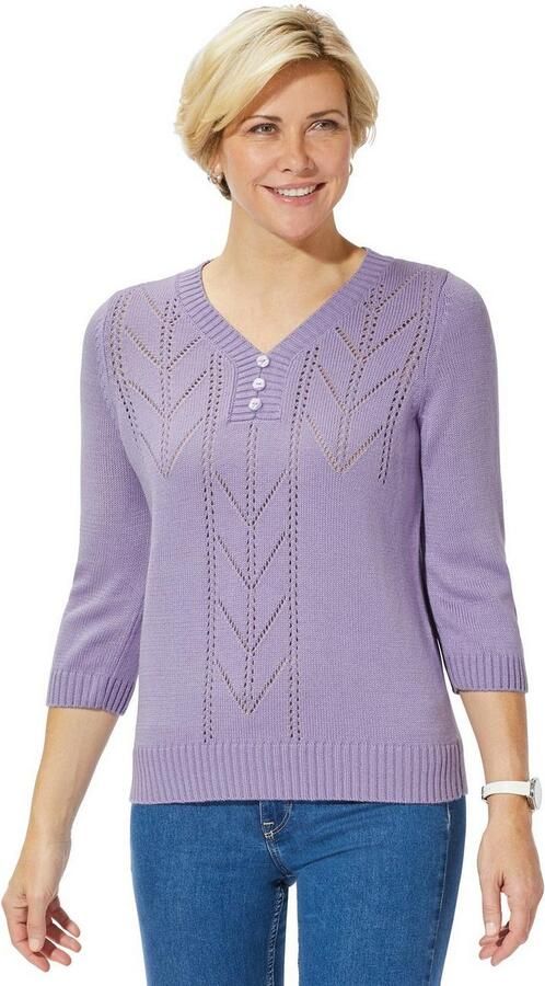 Classic Basics Trui met 3 4-mouwen Trui - Foto 2