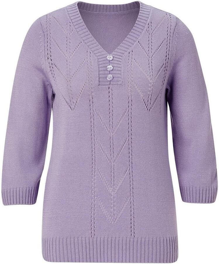 Classic Basics Trui met 3 4-mouwen Trui