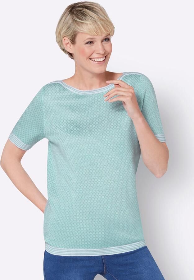 Classic Basics Trui met korte mouwen Trui met boothals - Foto 3