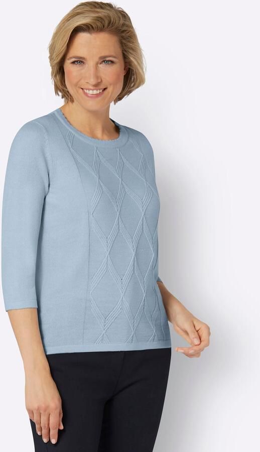 Classic Basics Trui met korte mouwen Trui met ronde hals - Foto 3