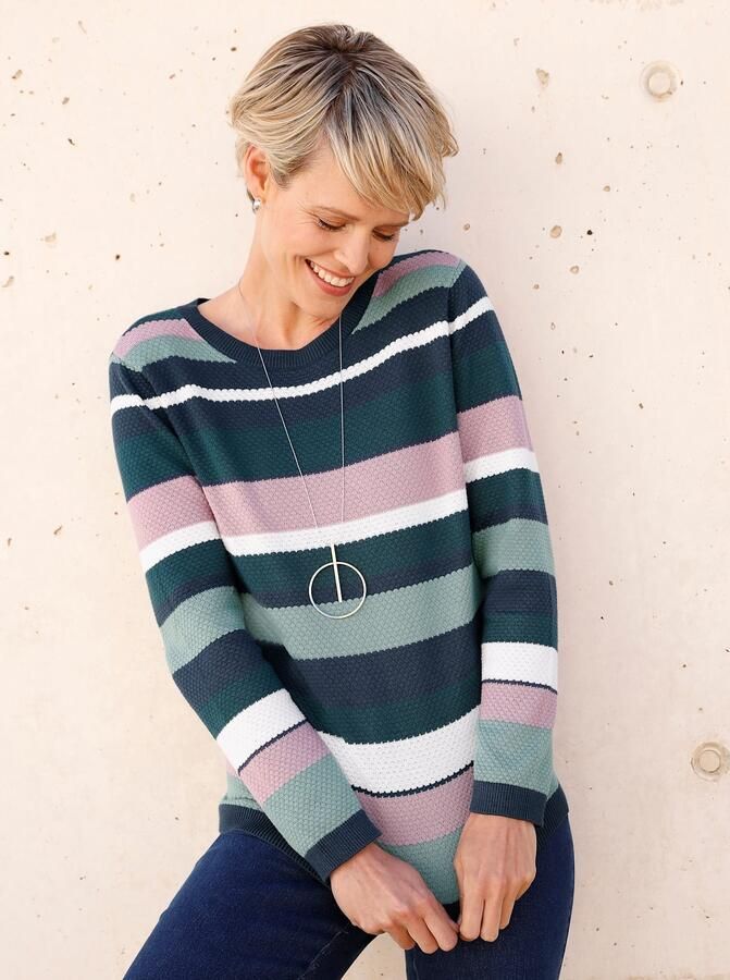 Classic Basics Trui met ronde hals Trui - Foto 4