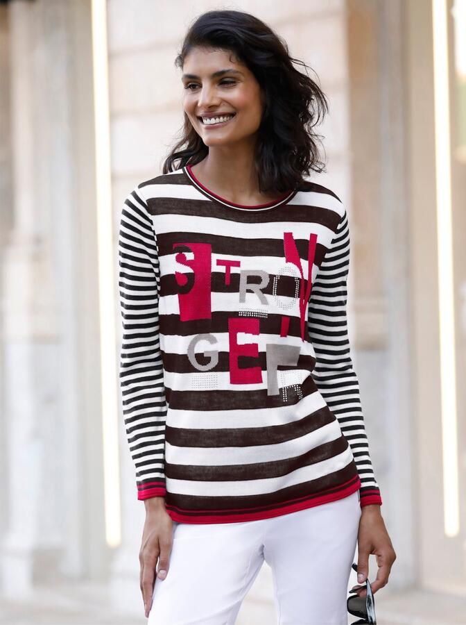 Classic Basics Trui met ronde hals Trui met lange mouwen - Foto 4