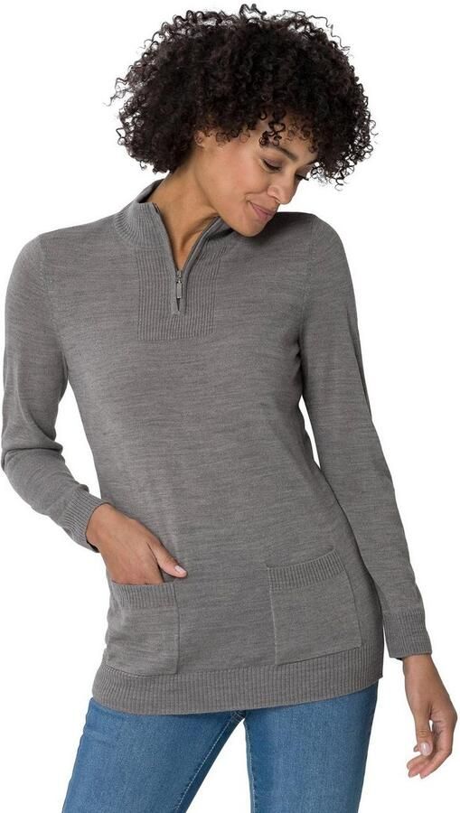 Classic Basics Trui met staande kraag Trui - Foto 3