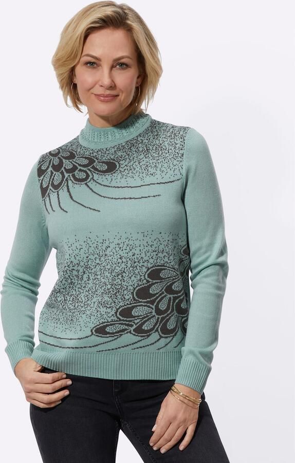 Classic Basics Trui met staande kraag Trui - Foto 3