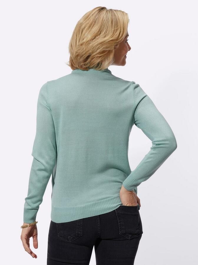 Classic Basics Trui met staande kraag Trui