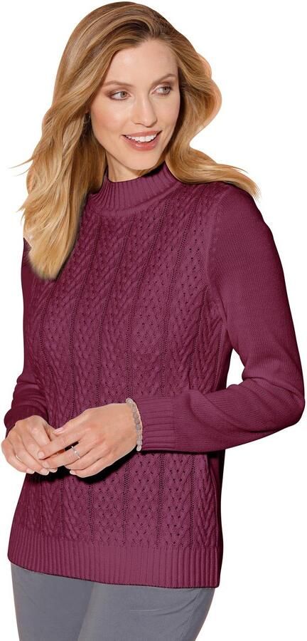 Classic Basics Trui met staande kraag Trui - Foto 3