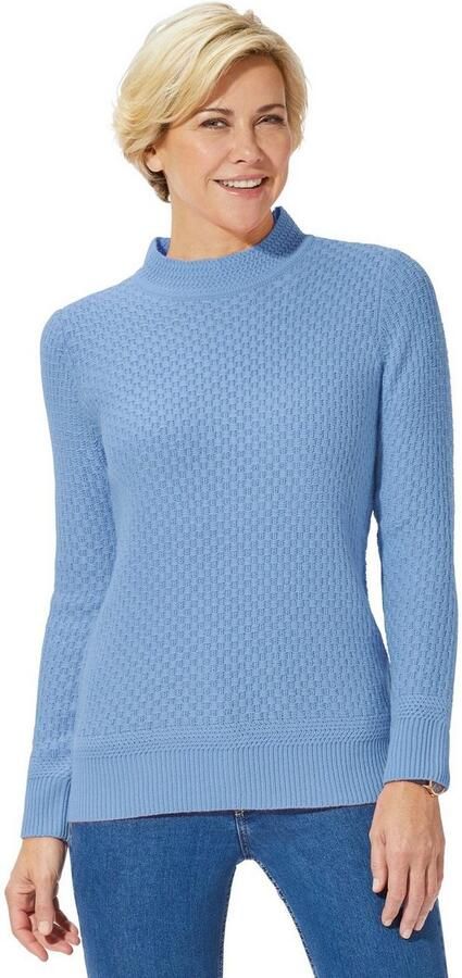 Classic Basics Trui met staande kraag Trui - Foto 3