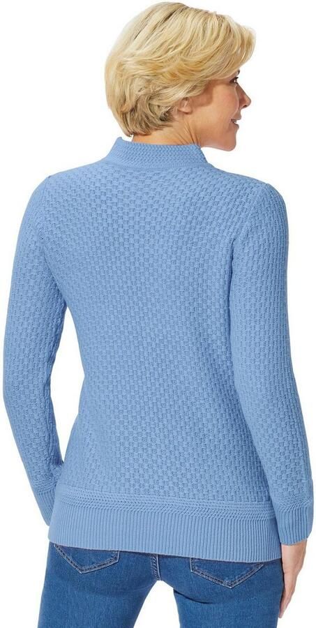 Classic Basics Trui met staande kraag Trui - Foto 2