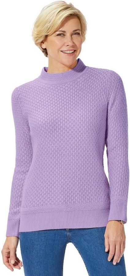 Classic Basics Trui met staande kraag Trui - Foto 3