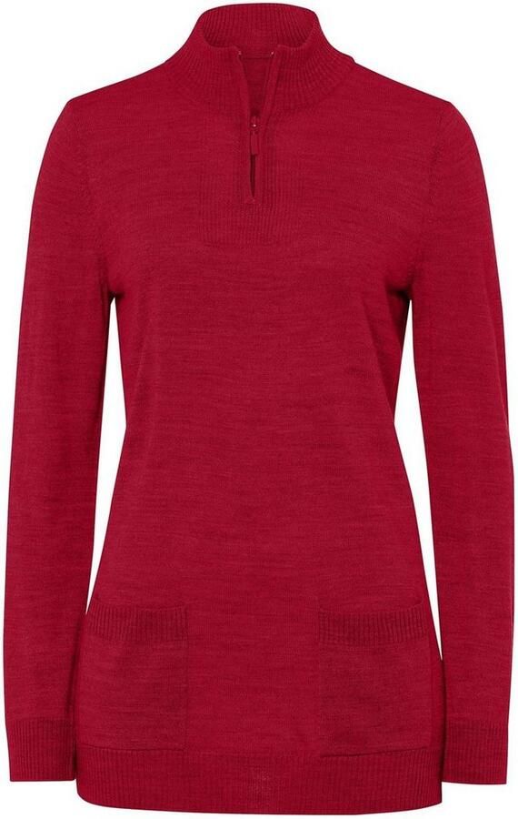 Classic Basics Trui met staande kraag Trui