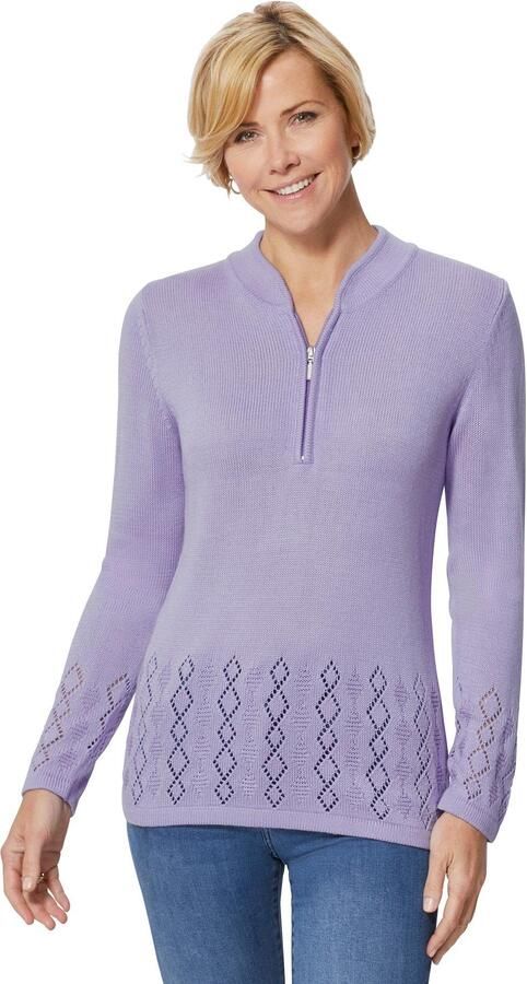 Classic Basics Trui met staande kraag Trui - Foto 3