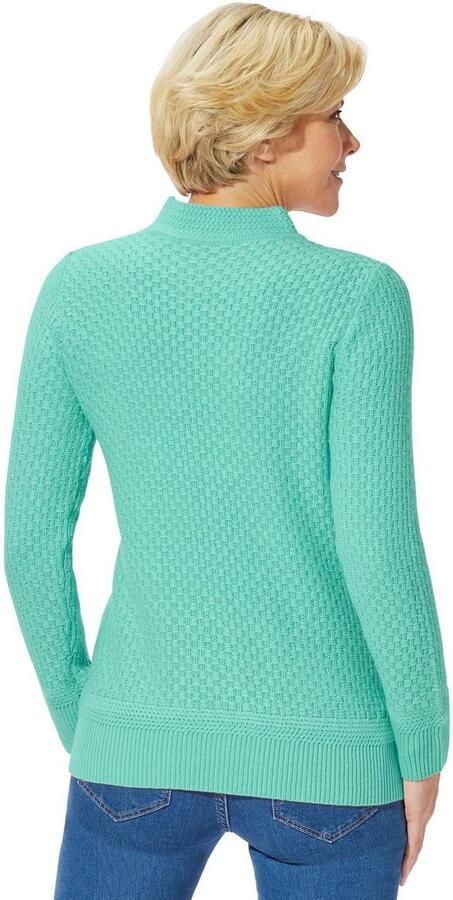 Classic Basics Trui met staande kraag Trui - Foto 2