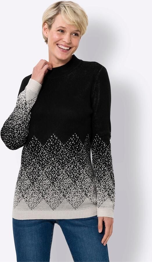 Classic Basics Trui met staande kraag Trui met opstaande kraag - Foto 3