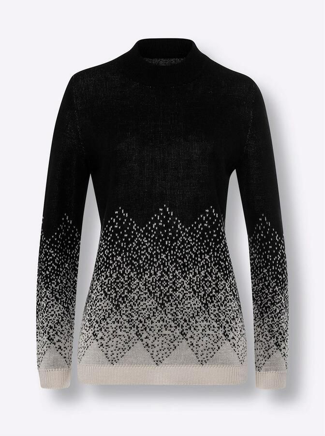 Classic Basics Trui met staande kraag Trui met opstaande kraag - Foto 2