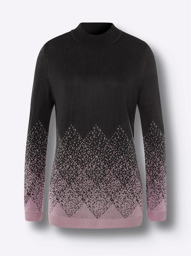 Classic Basics Trui met staande kraag Trui met opstaande kraag - Foto 3