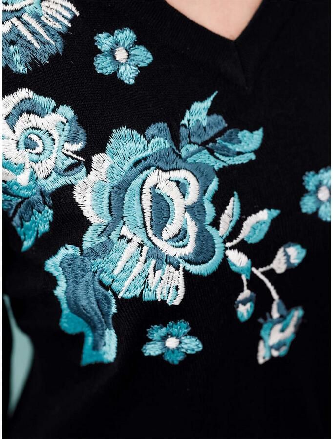 Classic Basics Trui met V-hals Trui met lange mouwen - Foto 1