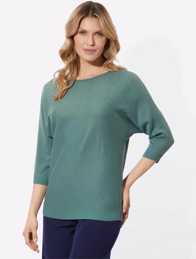 Classic Basics Trui met vleermuismouwen