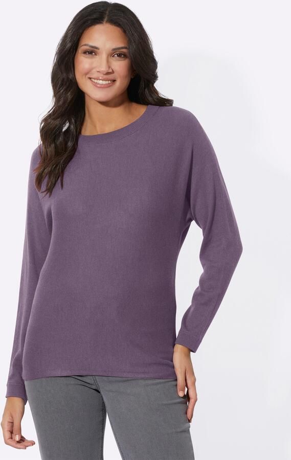 Classic Basics Trui met vleermuismouwen